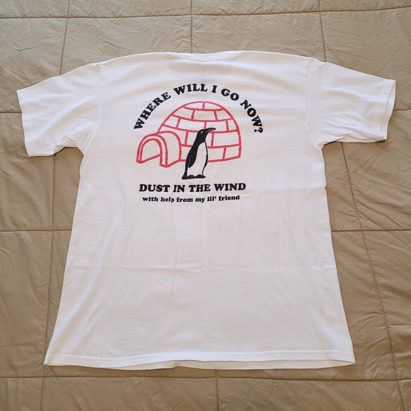 A-Lab PENGUIN "BE NICE" GRAPHIC TEE SHIRT - Picture 2 of 4